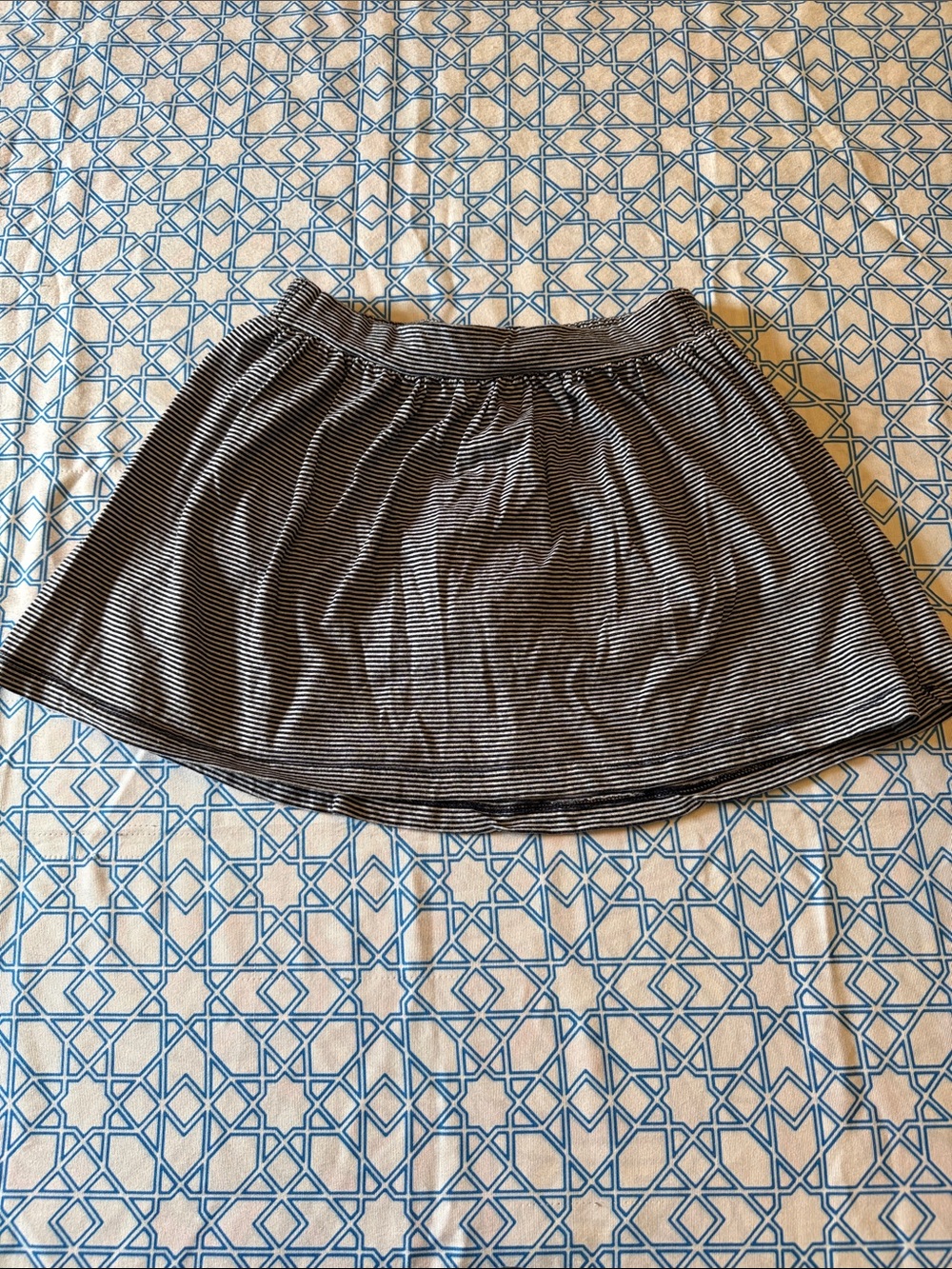 OshKosh B'gosh Black and White Striped Skort